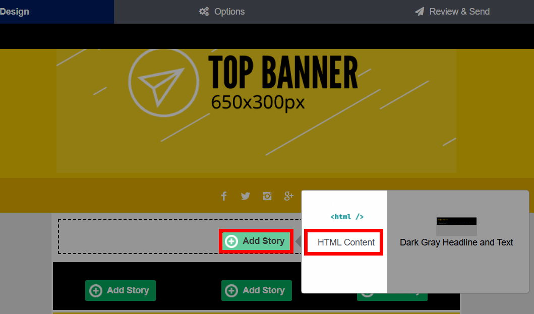HTML Content Type – Higher Logic