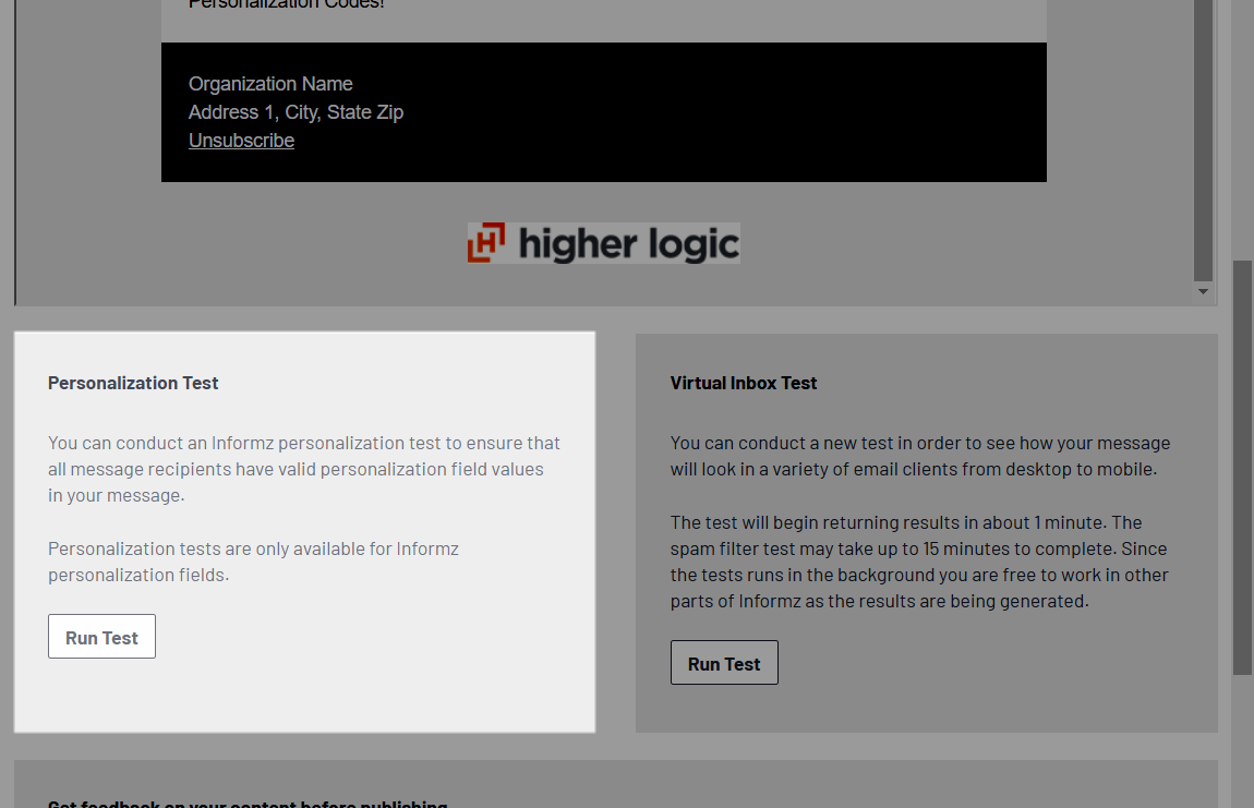 Test Your Personalizations – Higher Logic