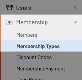 Membership Types